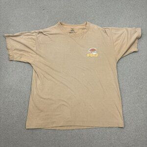 Y2K Newport Surf Tee Shirt Adult Large Brown